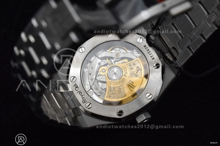 Royal Oak SS on Super Clone Dial Gray SS Edition Best Bracelet 1:1 SA3120 Textured 37mm ZF 15450 0509